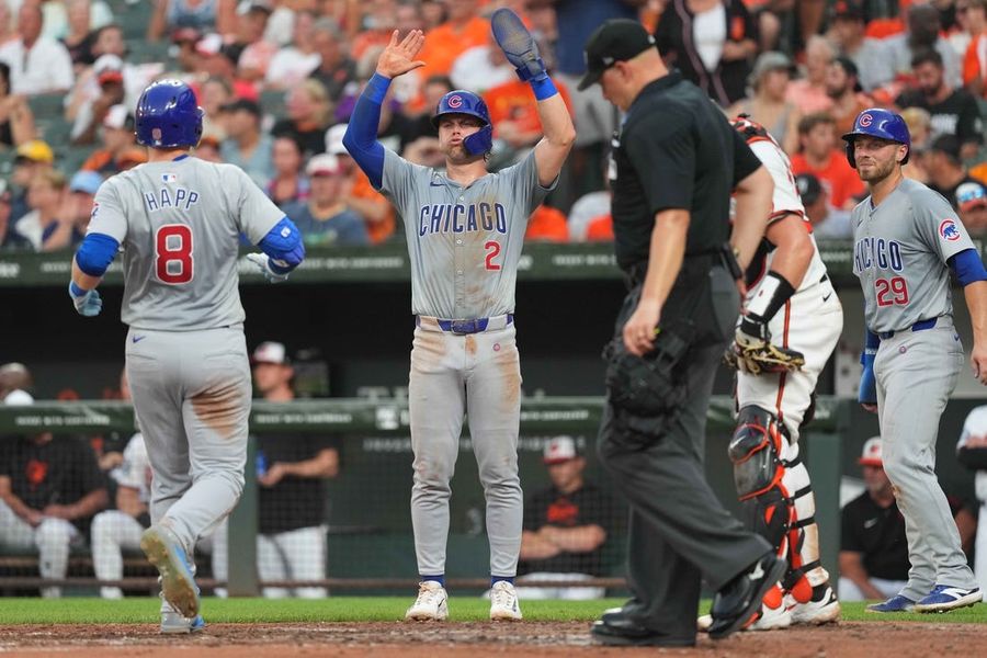 Los Cachorros lograron 14 hits en la paliza de los O's