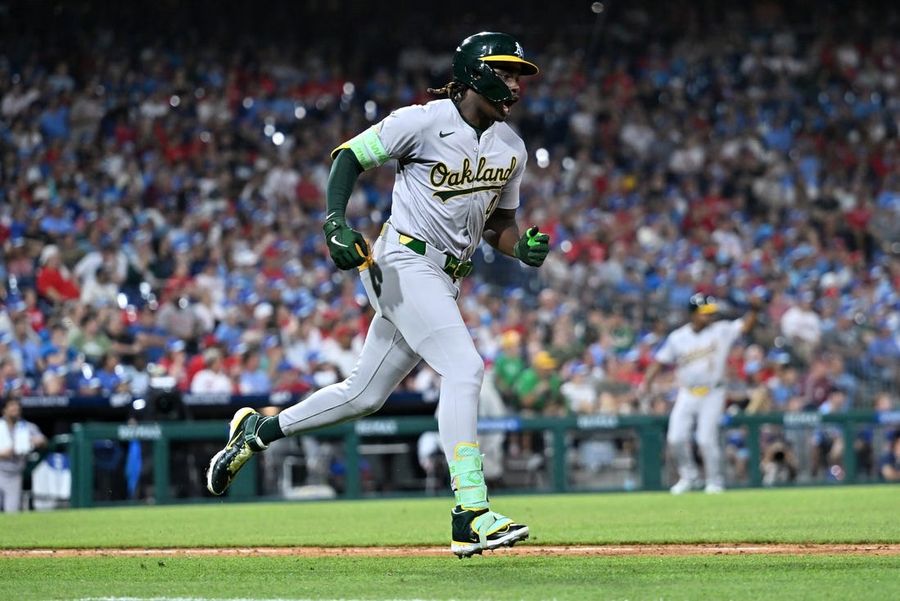 Lawrence Butler, Shea Langeliers help A's surprise Phillies