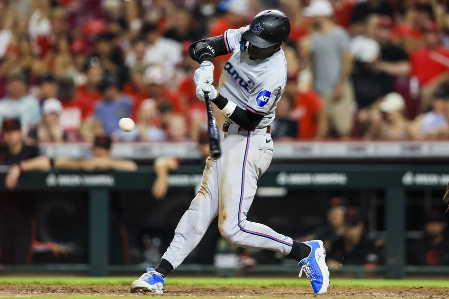MLB: Miami Marlins at Cincinnati Reds
