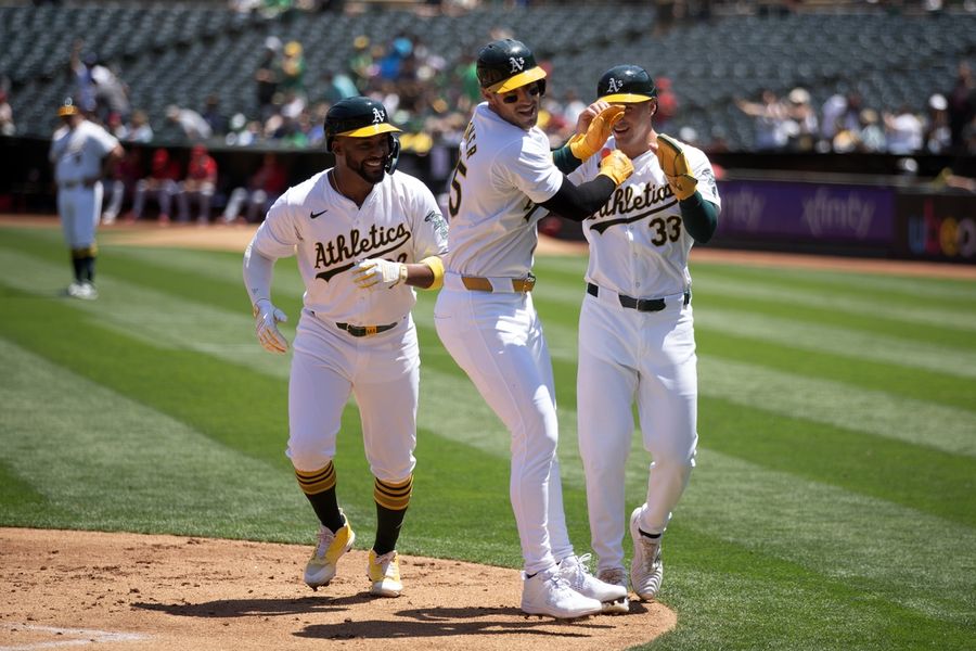 MLB: Los Angeles Angels at Oakland Athletics