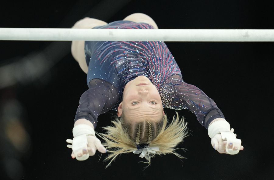 Olympics: Womens Gymnastics Practice