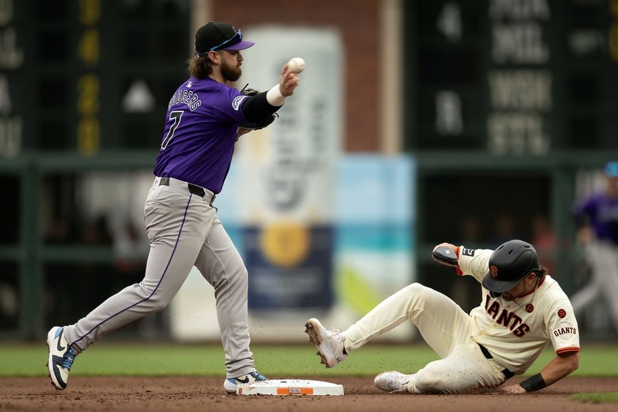 MLB: Game One-Colorado Rockies at San Francisco Giants