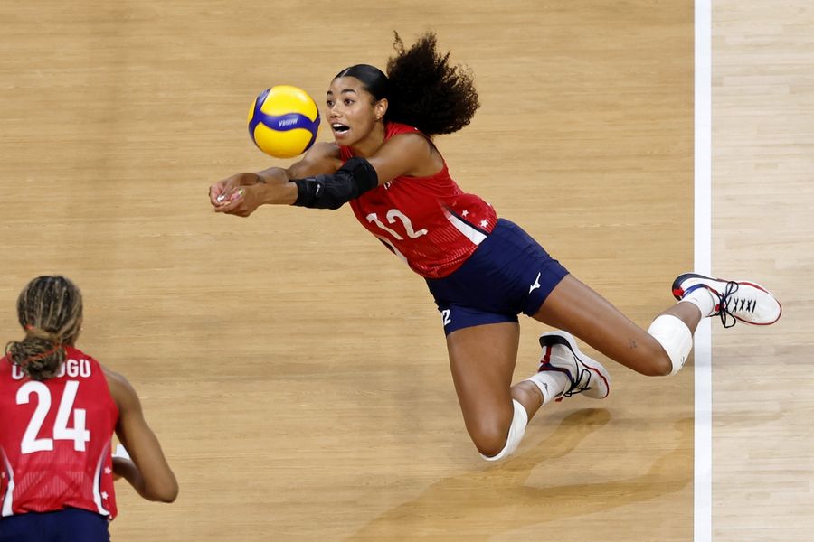 Olympics: Volleyball-Women Pool A - USA-SRB