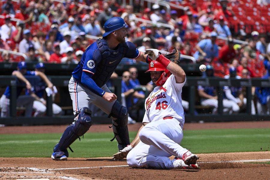 MLB: Texas Rangers at St. Louis Cardinals
