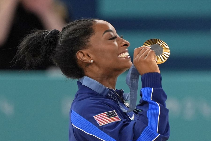 Simone Biles wins vault for third gold of Paris Games