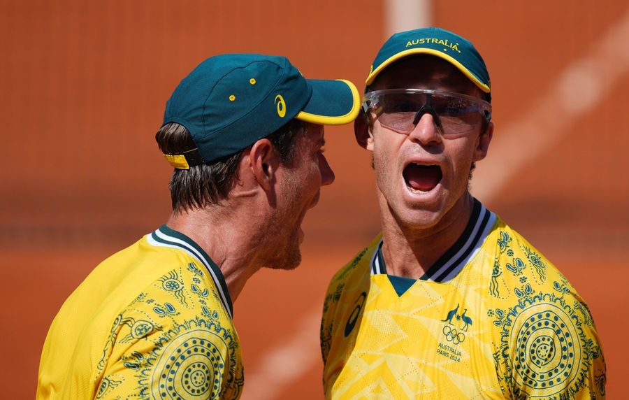 Australian duo captures gold in men's doubles tennis