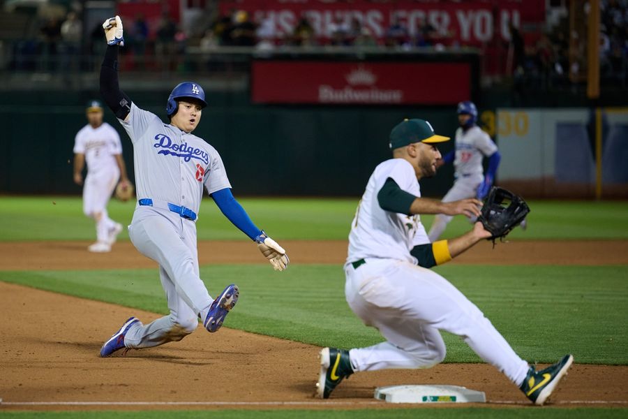 MLB: Los Angeles Dodgers at Oakland Athletics