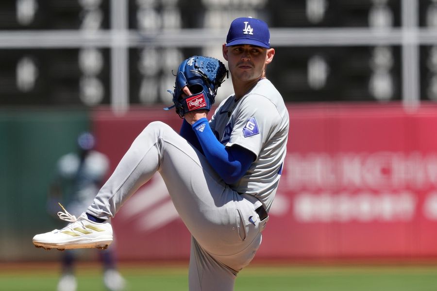 MLB: Los Angeles Dodgers at Oakland Athletics