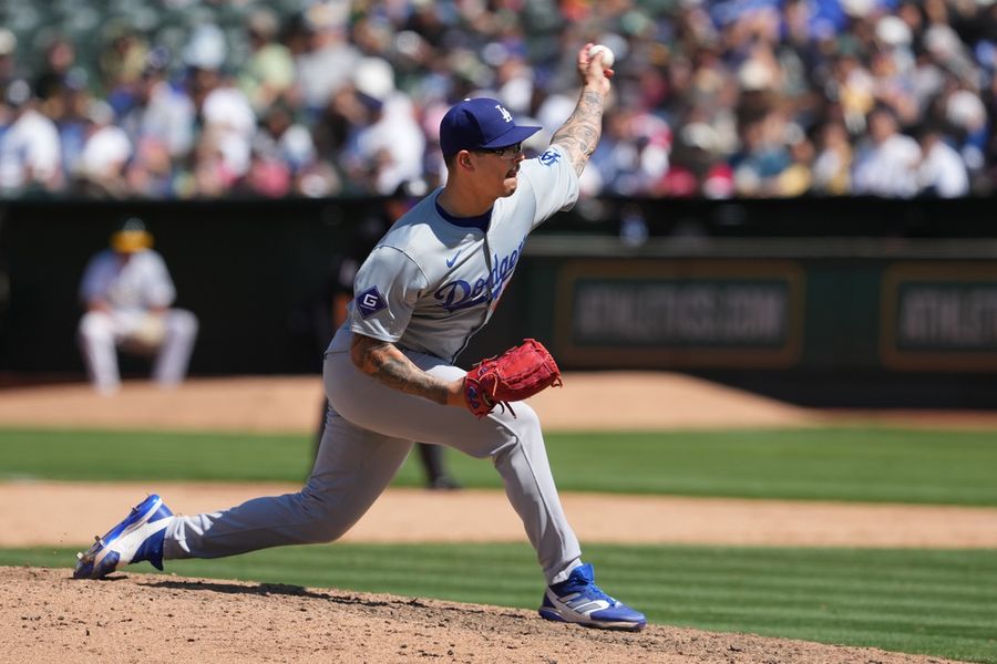 MLB: Los Angeles Dodgers at Oakland Athletics