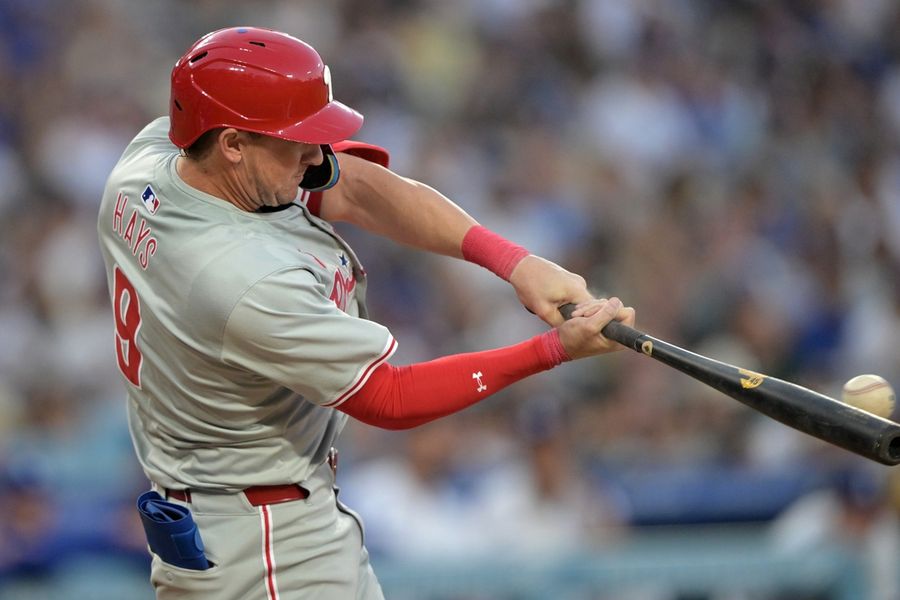Phillies place OF Austin Hays (hamstring) on 10-day IL