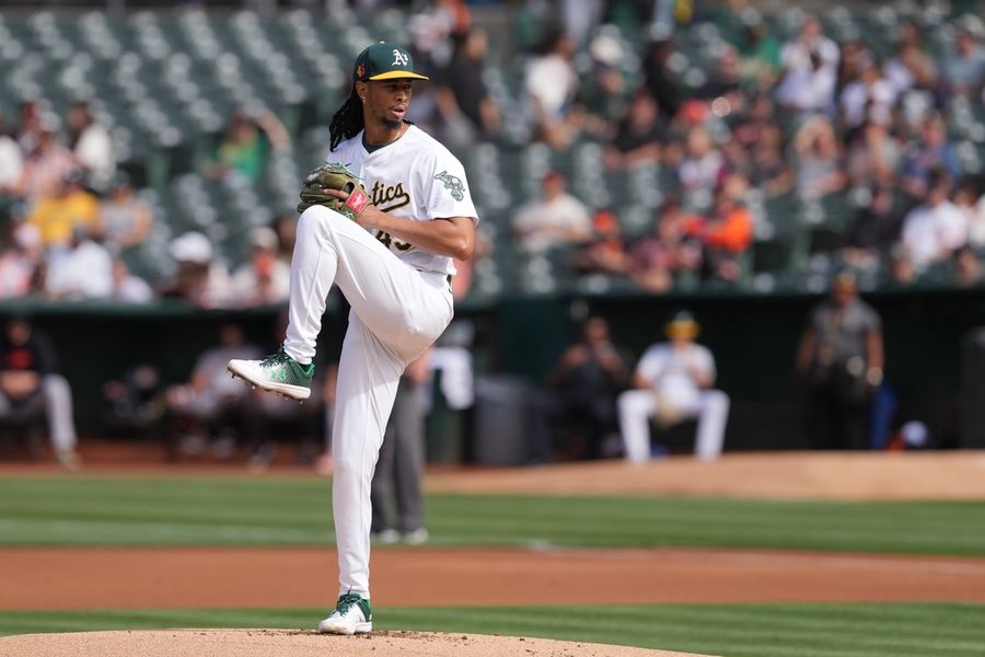 MLB: San Francisco Giants at Oakland Athletics