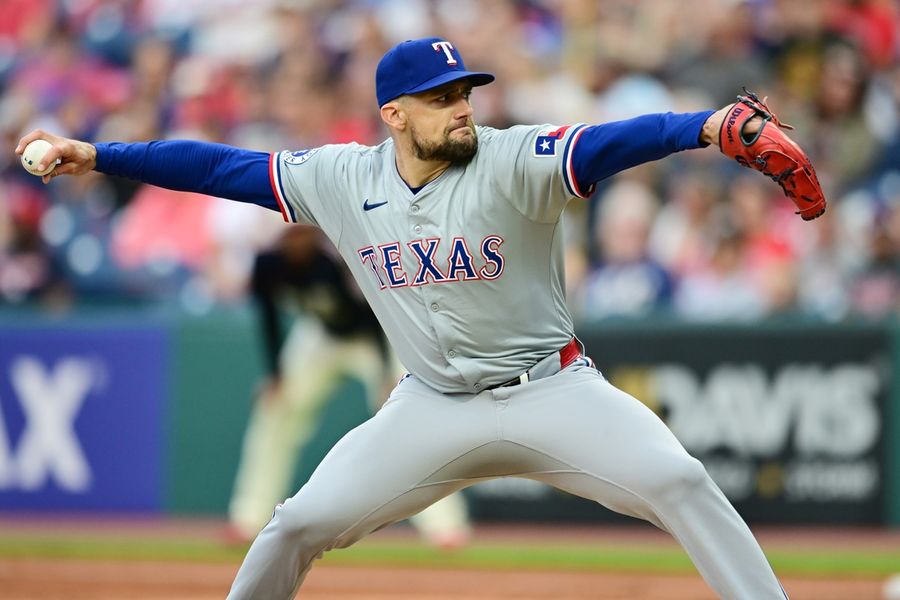 MLB: Texas Rangers at Cleveland Guardians