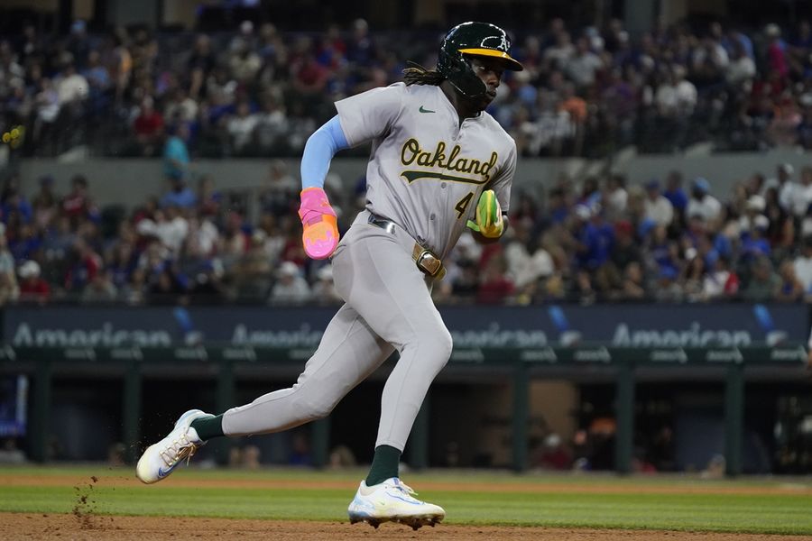 MLB: Oakland Athletics at Texas Rangers