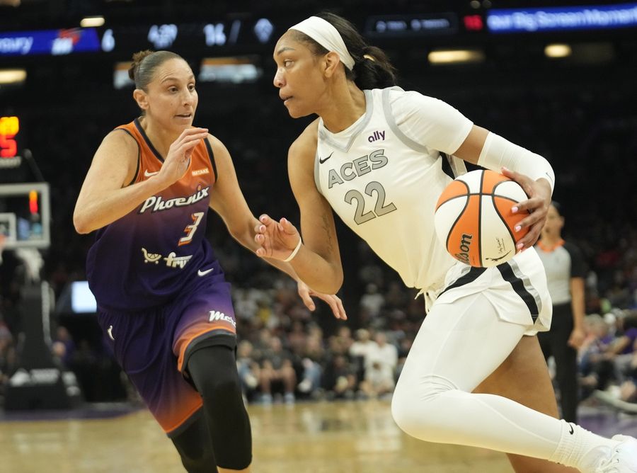 Aces C A'ja Wilson (foot) ruled out vs. Liberty