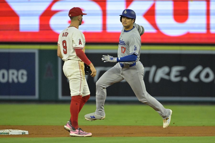 MLB: Los Angeles Dodgers at Los Angeles Angels