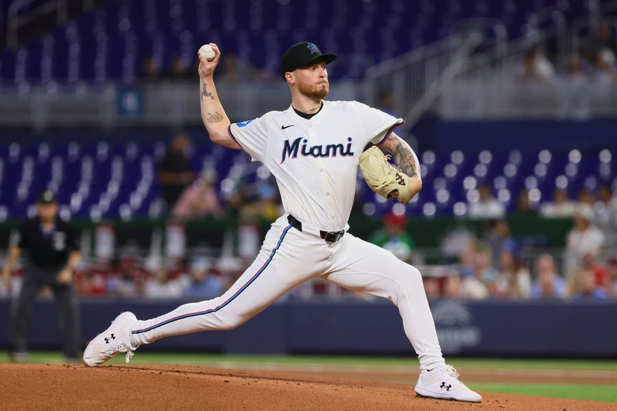 Adam Oller de los Marlins quiere impresionar nuevamente ante los Piratas