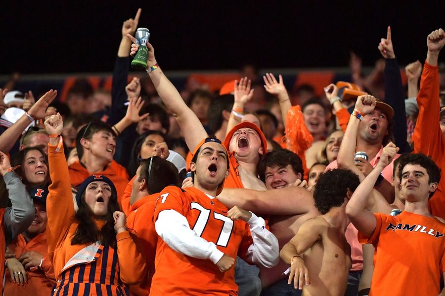 NCAA Football: Kansas at Illinois