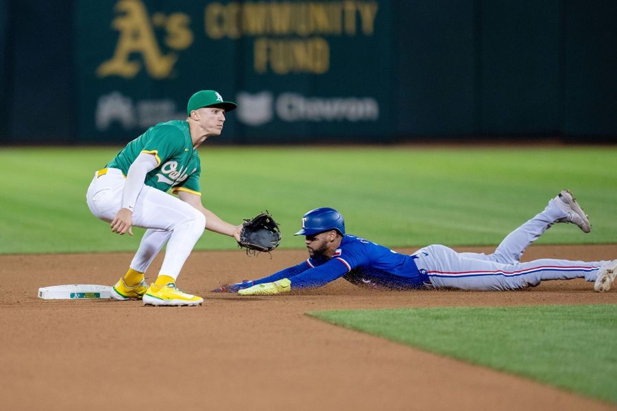 MLB: Texas Rangers at Oakland Athletics