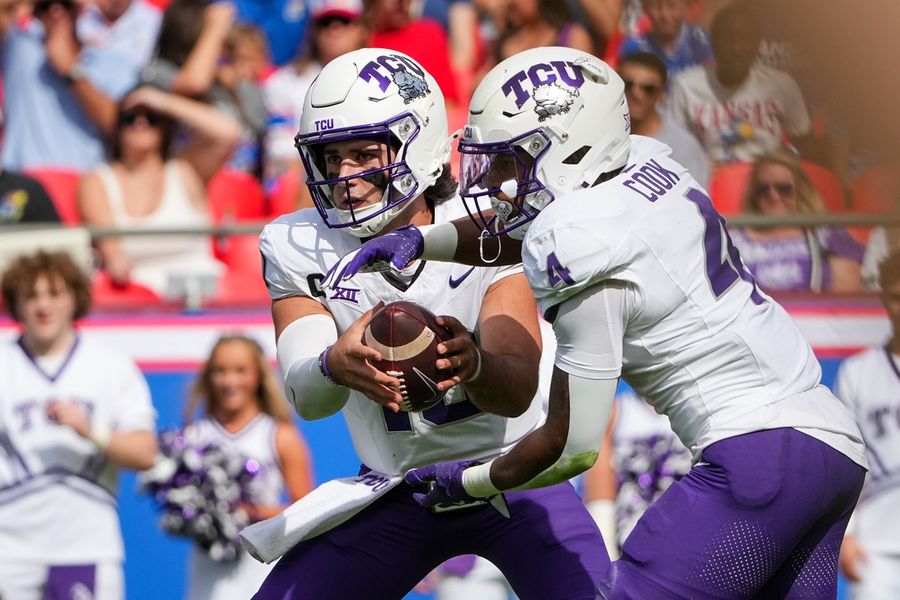 NCAA Football: Texas Christian at Kansas