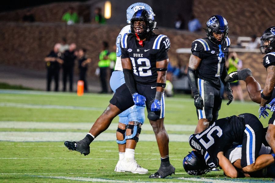 NCAA Football: North Carolina at Duke