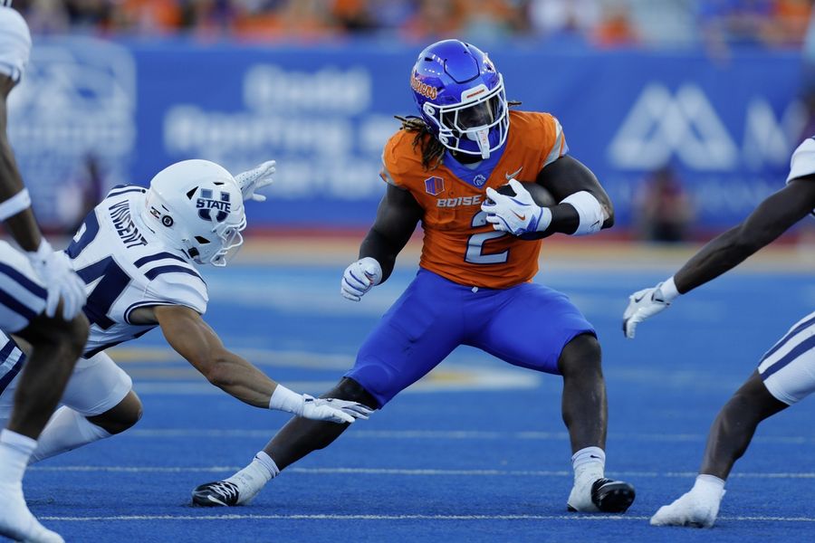 NCAA Football: Utah State at Boise State