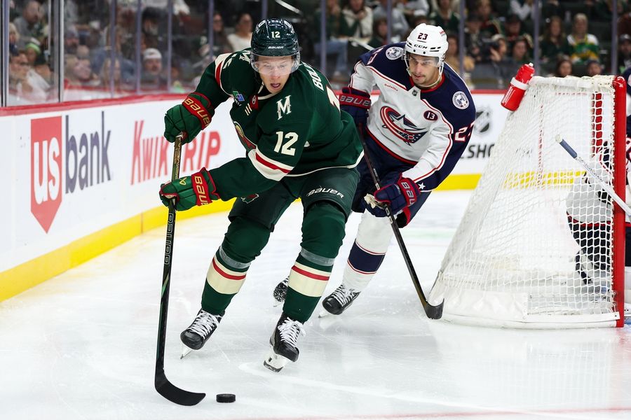 NHL: Columbus Blue Jackets at Minnesota Wild