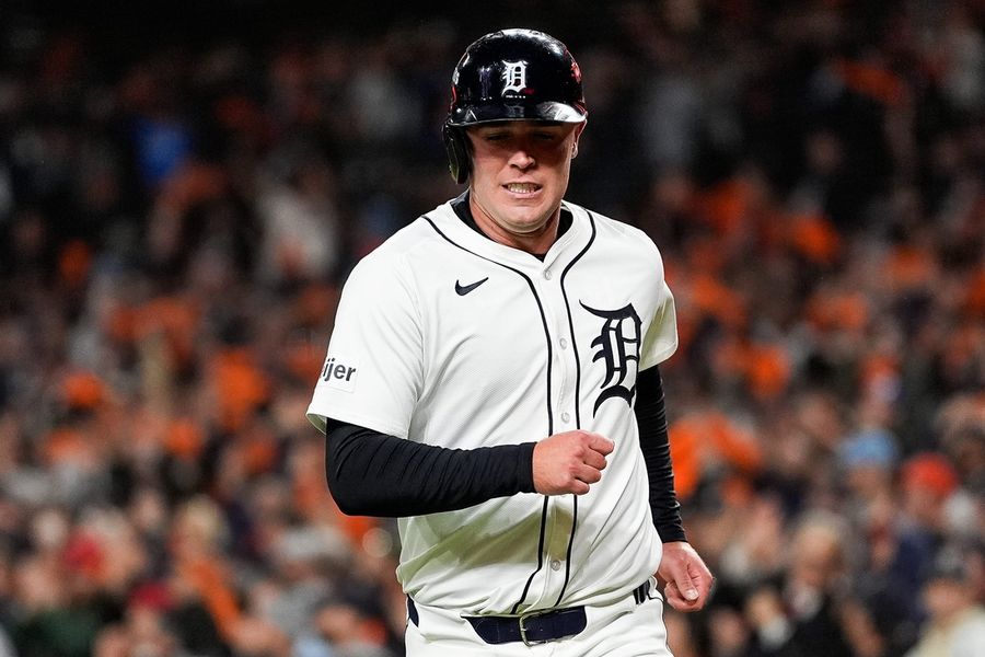 Kerry Carpenter de los Tigers no estará en la alineación para el Juego 5 contra los Guardians