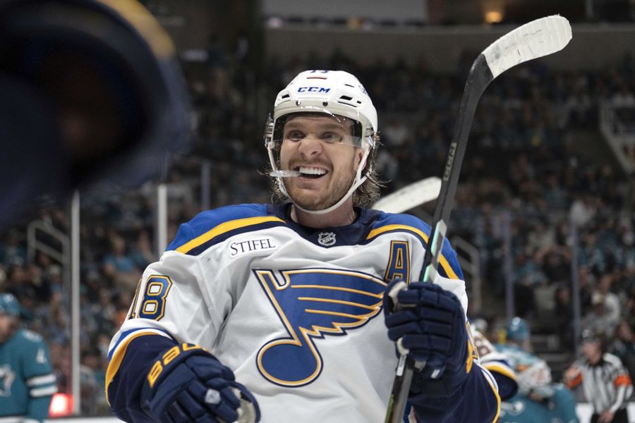 NHL: St. Louis Blues at San Jose Sharks