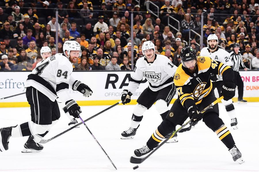 David Pastrnak lifts Bruins past Kings in OT