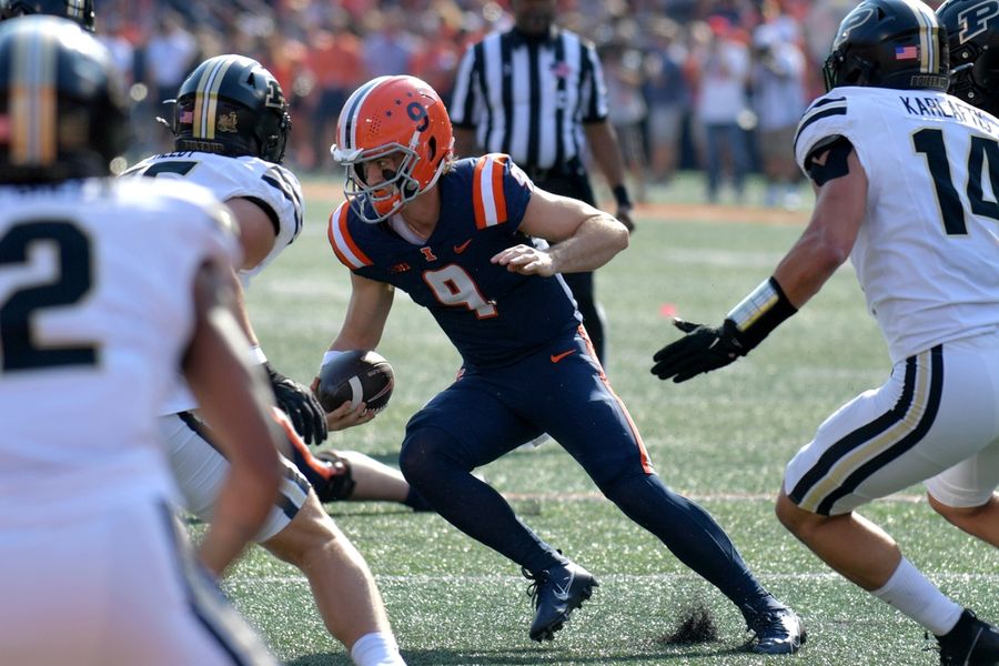 NCAA Football: Purdue at Illinois