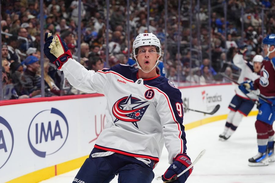 Blue Jackets spoil Avs' celebration in high-scoring affair