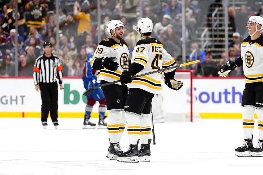 NHL: Boston Bruins at Colorado Avalanche