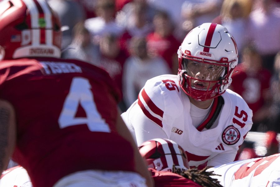 NCAA Football: Nebraska at Indiana