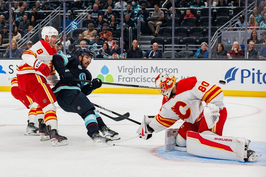 NHL: Calgary Flames at Seattle Kraken