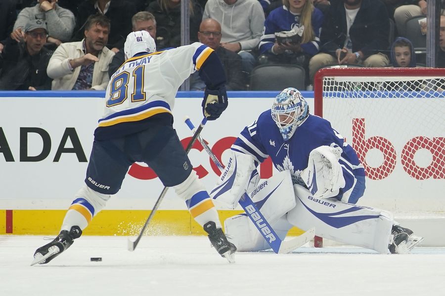 NHL: St. Louis Blues at Toronto Maple Leafs