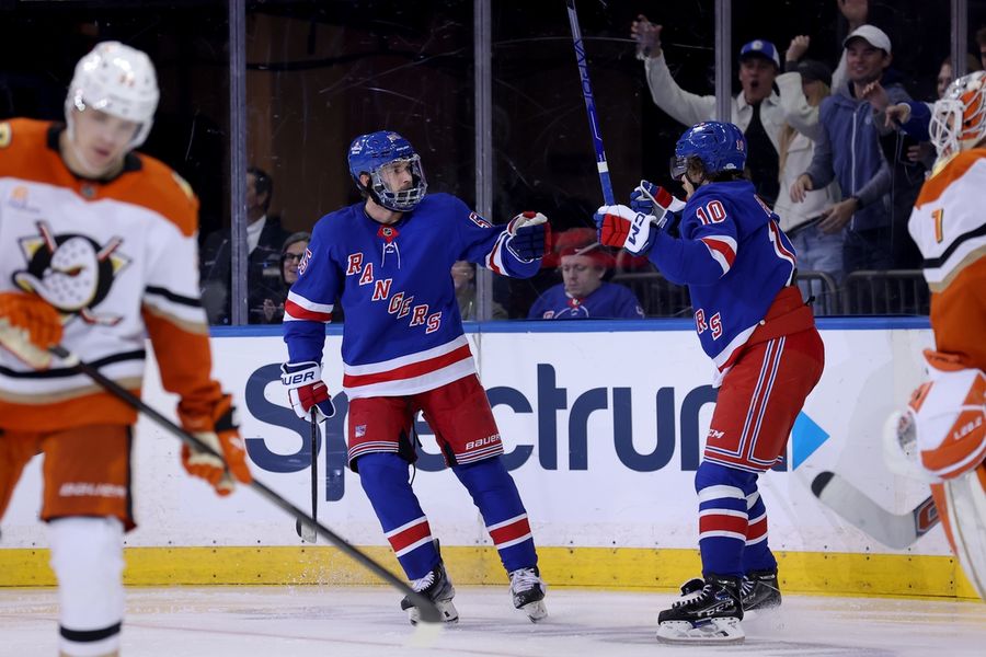 NHL: Anaheim Ducks at New York Rangers