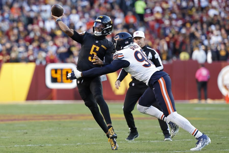 Giants look to slow Jayden Daniels-led Commanders