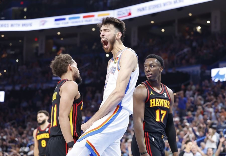 NBA: Atlanta Hawks at Oklahoma City Thunder