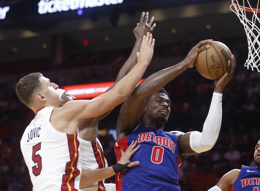 NBA: Detroit Pistons at Miami Heat