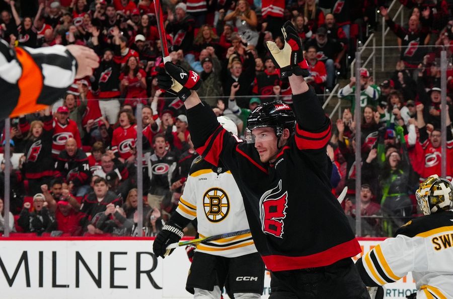 NHL: Boston Bruins at Carolina Hurricanes