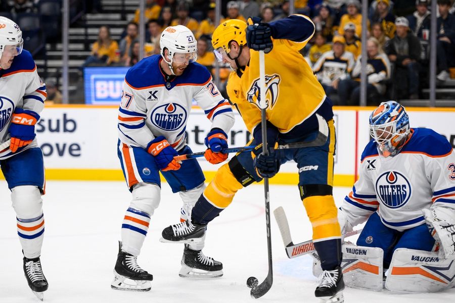 NHL: Edmonton Oilers at Nashville Predators