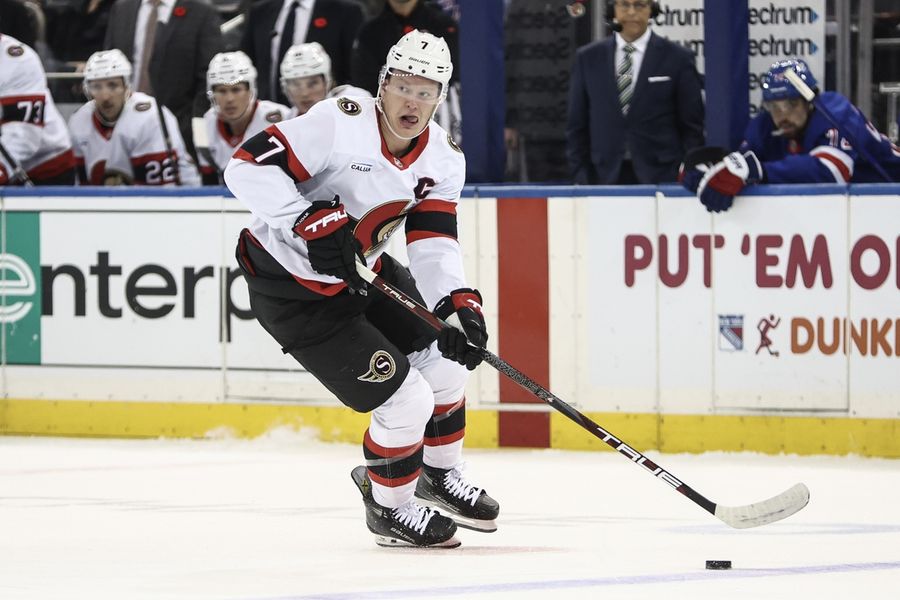 NHL: Ottawa Senators at New York Rangers