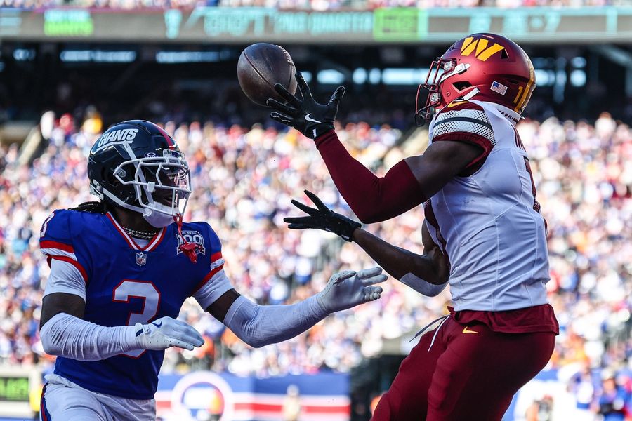 Commanders keep rolling, hand Giants fourth straight loss