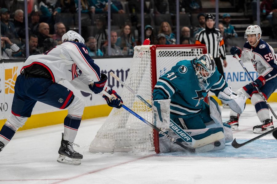 NHL: Columbus Blue Jackets at San Jose Sharks