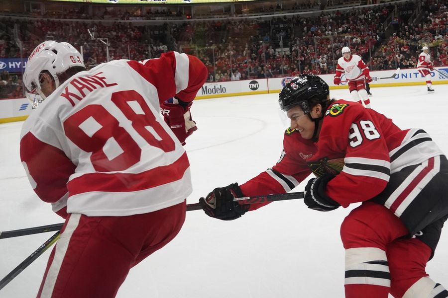 NHL: Detroit Red Wings at Chicago Blackhawks