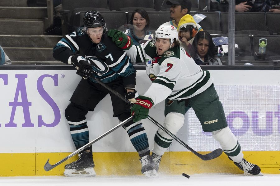 NHL: Minnesota Wild at San Jose Sharks