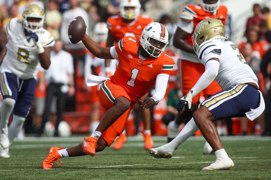 NCAA Football: Miami at Georgia Tech