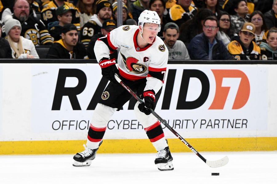 NHL: Ottawa Senators at Boston Bruins