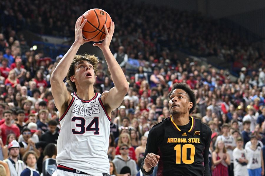 No. 6 Gonzaga holds off Arizona State to stay unbeaten
