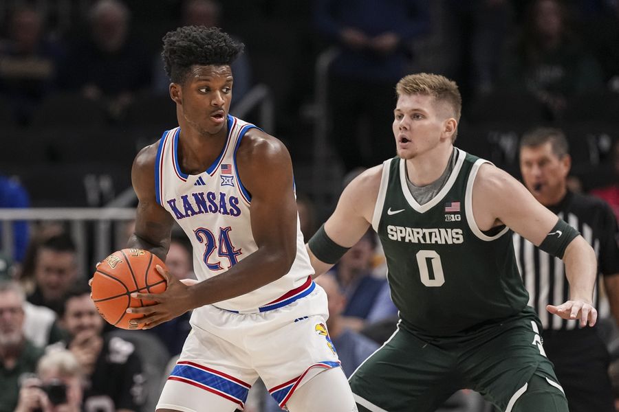 NCAA Basketball: Champions Classic-Michigan State at Kansas